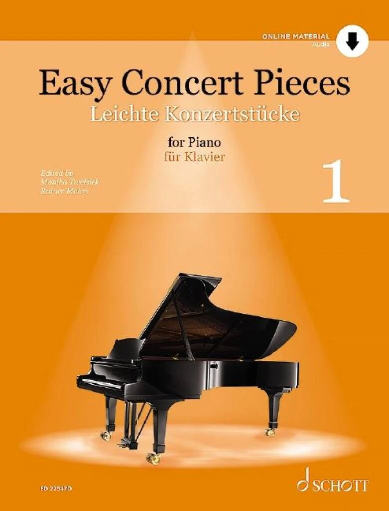Easy Concert Pieces 1 - 50 leichte Stücke aus 5 Jahrhunderten - für Klavier